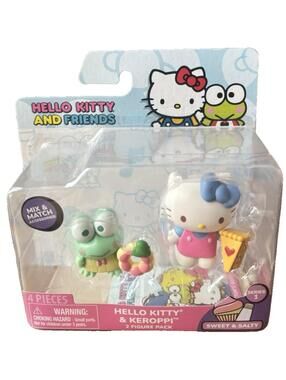 Sanrio Sweet & Salty Hello Kitty 2-Pack Mini Figures Keroppi Series 1 Collectibl